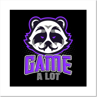 Panda Game A Lot Esport Logo Gamer Posters and Art